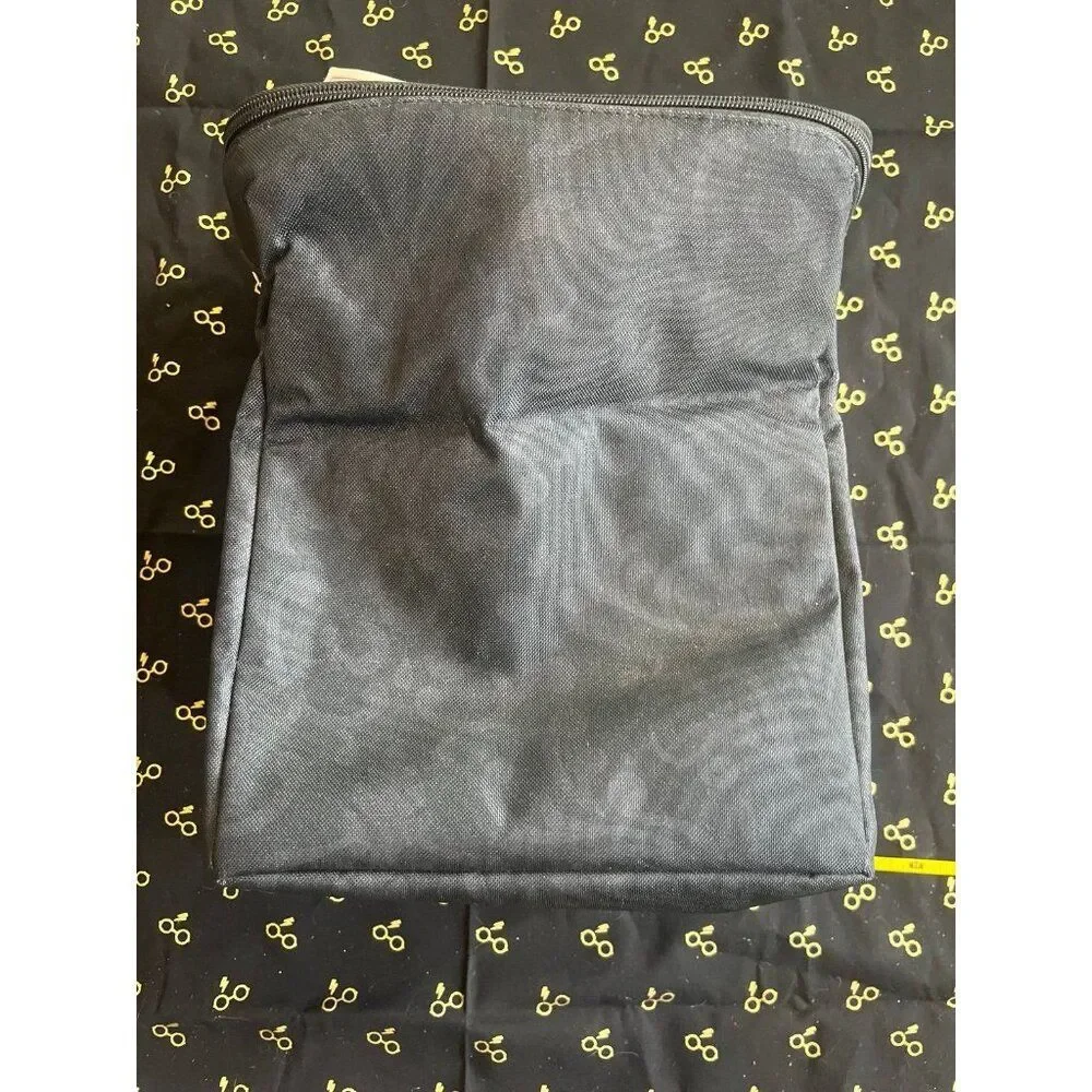 Thirty-One lunch thermal tote bag black and gray